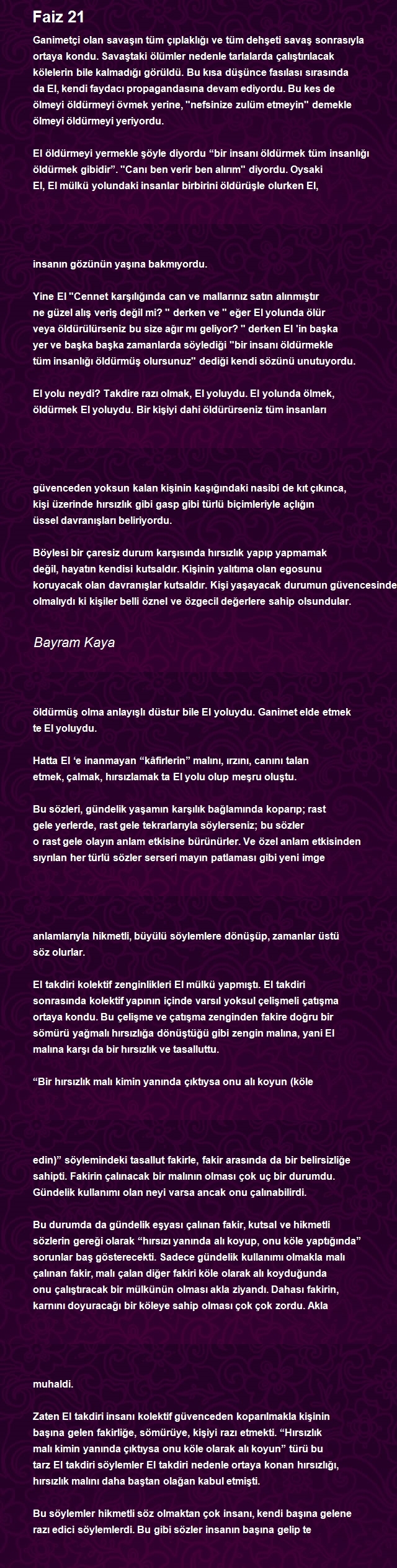 Bayram Kaya