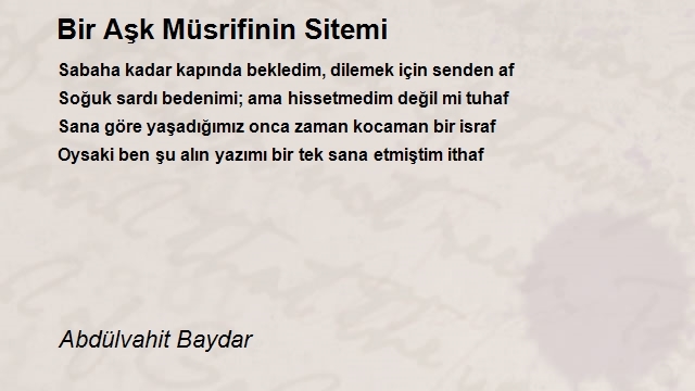 Abdülvahit Baydar