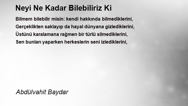 Abdülvahit Baydar