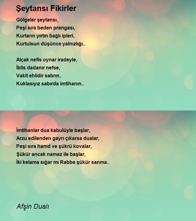 Afşin Dualı