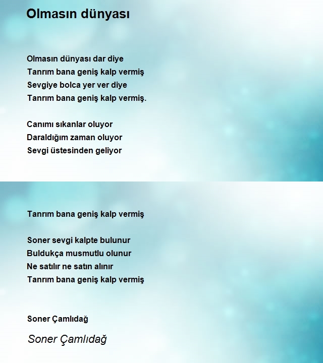 Soner Çamlıdağ