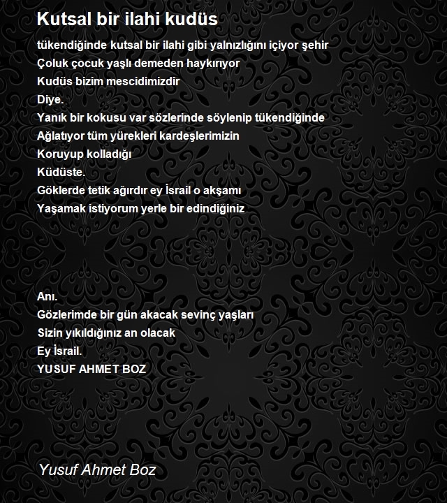 Yusuf Ahmet Boz