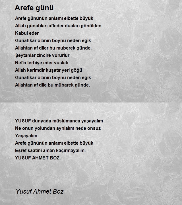 Yusuf Ahmet Boz