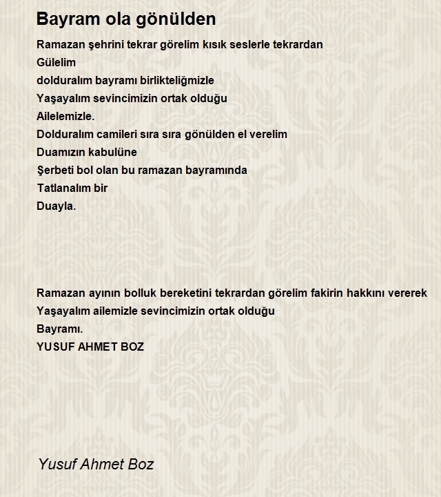 Yusuf Ahmet Boz