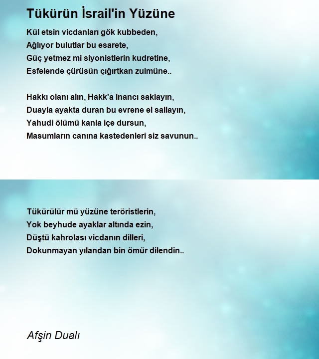 Afşin Dualı