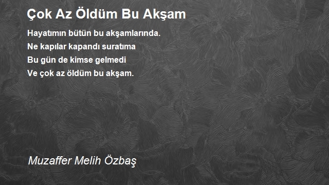 Muzaffer Melih Özbaş