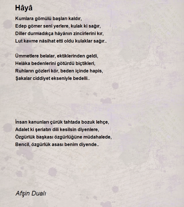 Afşin Dualı