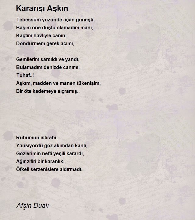 Afşin Dualı