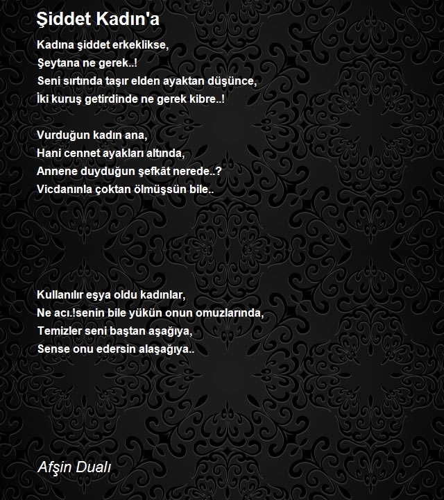 Afşin Dualı