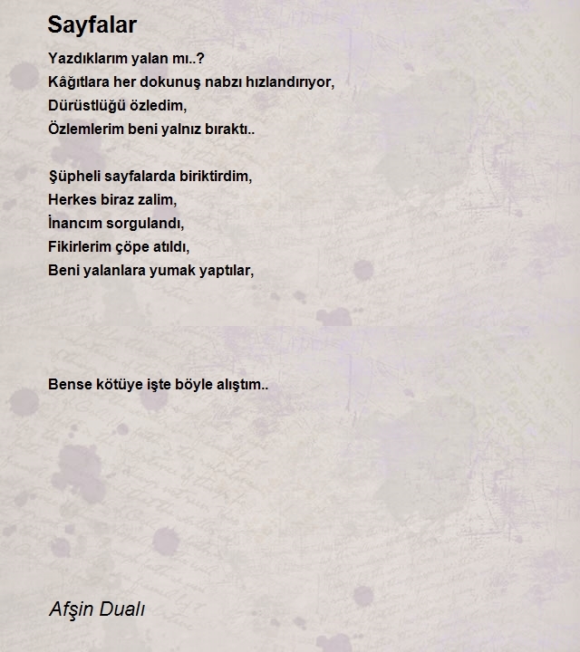 Afşin Dualı