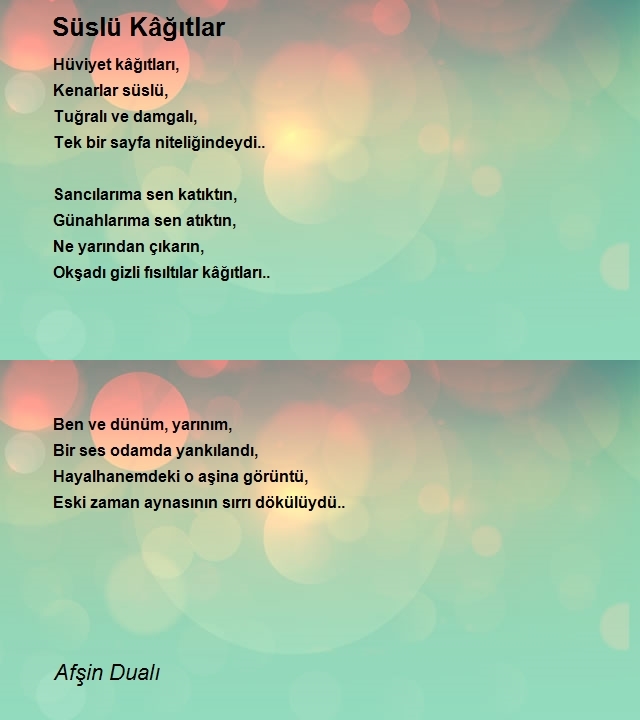 Afşin Dualı