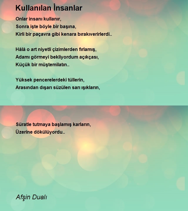 Afşin Dualı