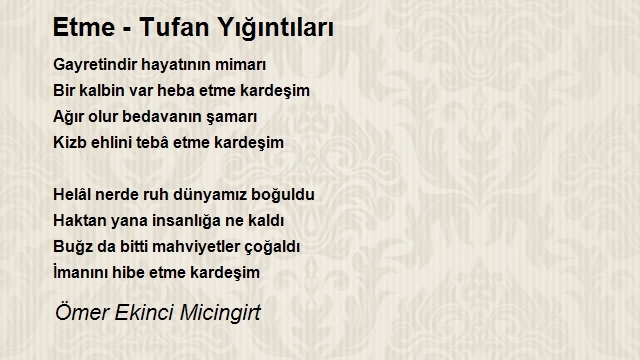 Ömer Ekinci Micingirt