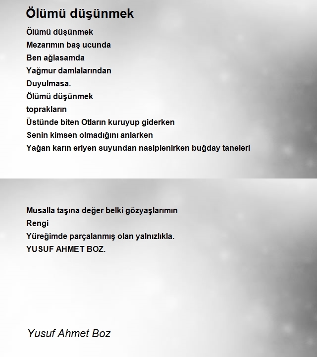 Yusuf Ahmet Boz