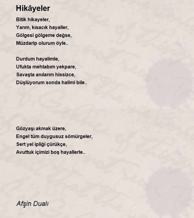 Afşin Dualı