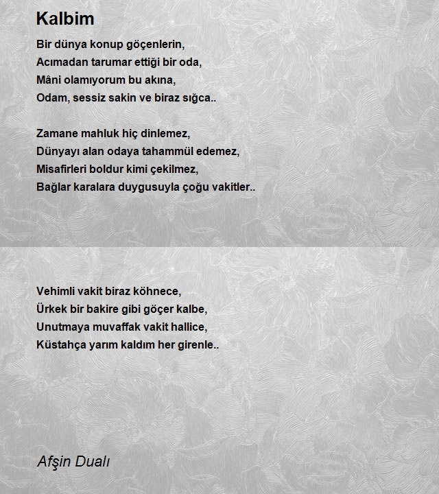 Afşin Dualı