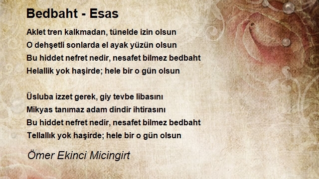 Ömer Ekinci Micingirt