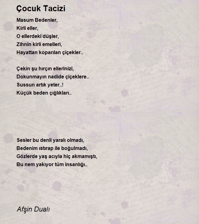 Afşin Dualı