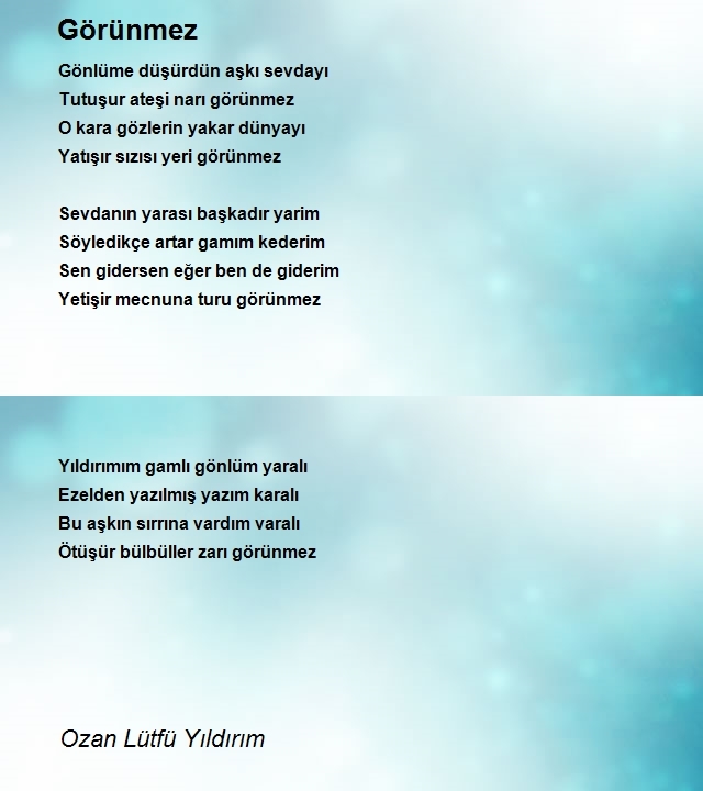 Ozan Lütfü Yıldırım