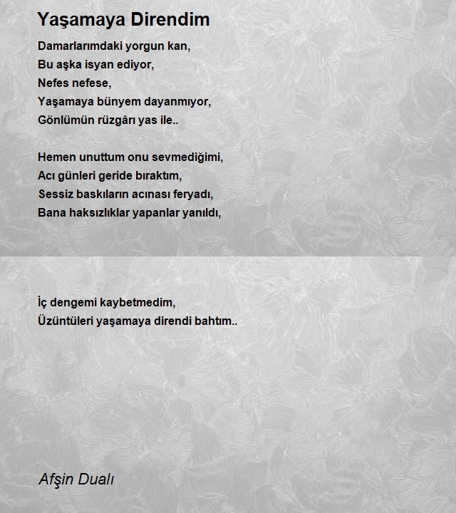 Afşin Dualı