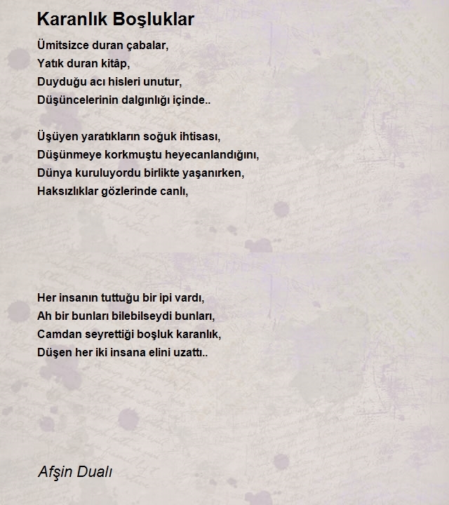 Afşin Dualı