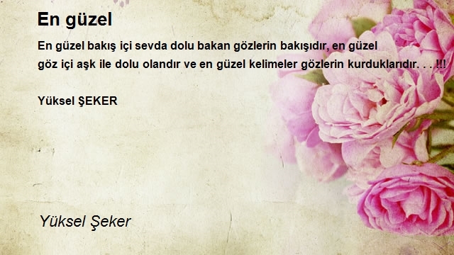 Yüksel Şeker