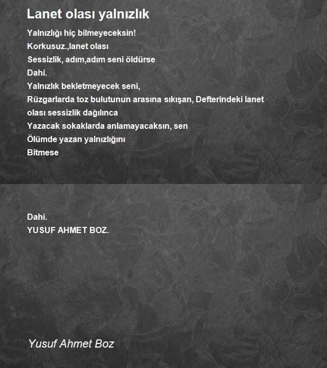 Yusuf Ahmet Boz