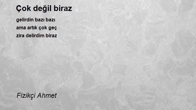 Fizikçi Ahmet