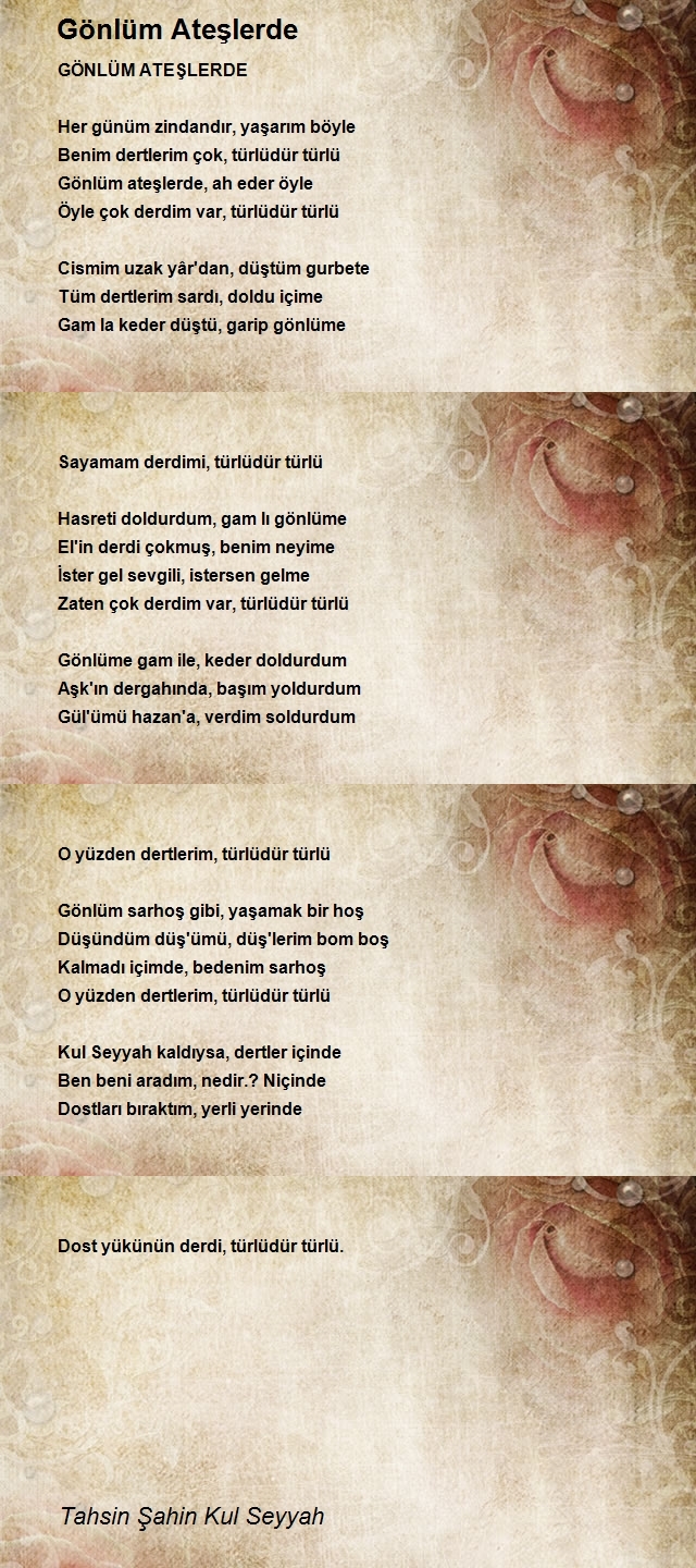 Tahsin Şahin Kul Seyyah