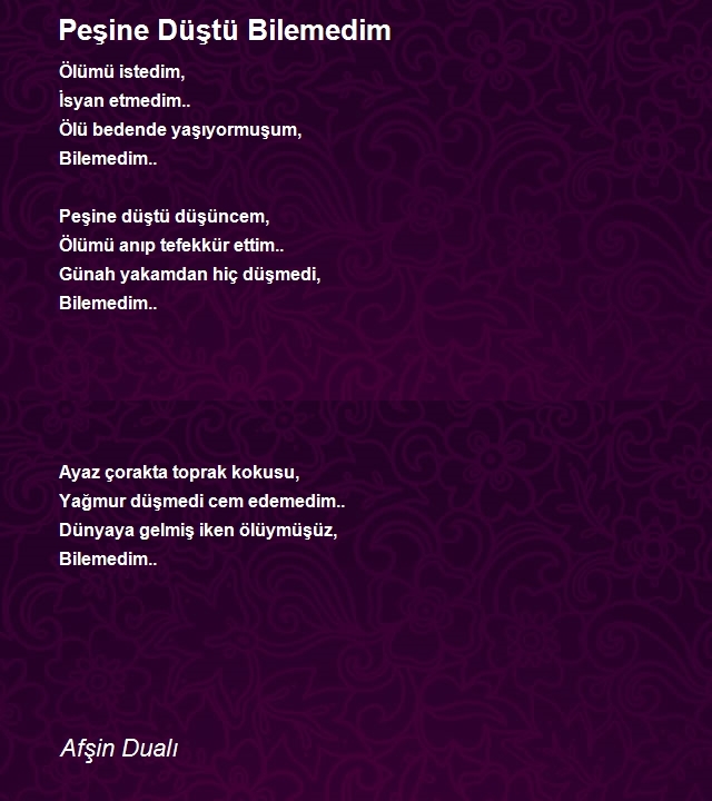 Afşin Dualı