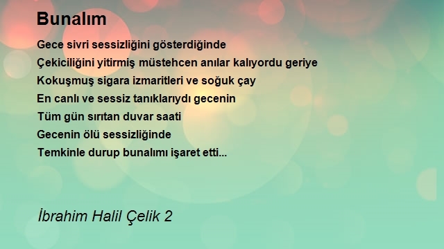 İbrahim Halil Çelik 2