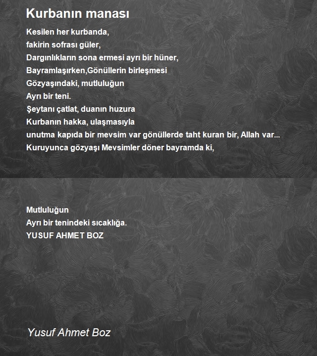 Yusuf Ahmet Boz