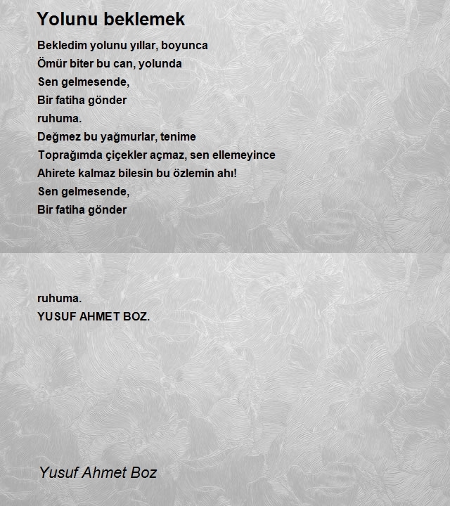 Yusuf Ahmet Boz