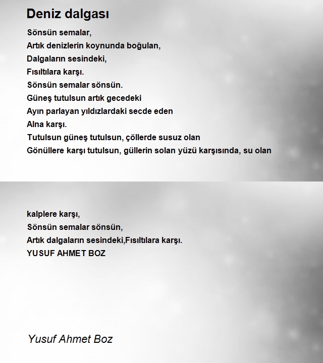 Yusuf Ahmet Boz