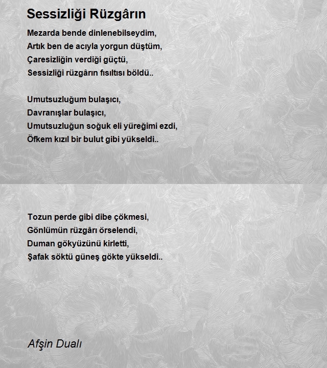 Afşin Dualı