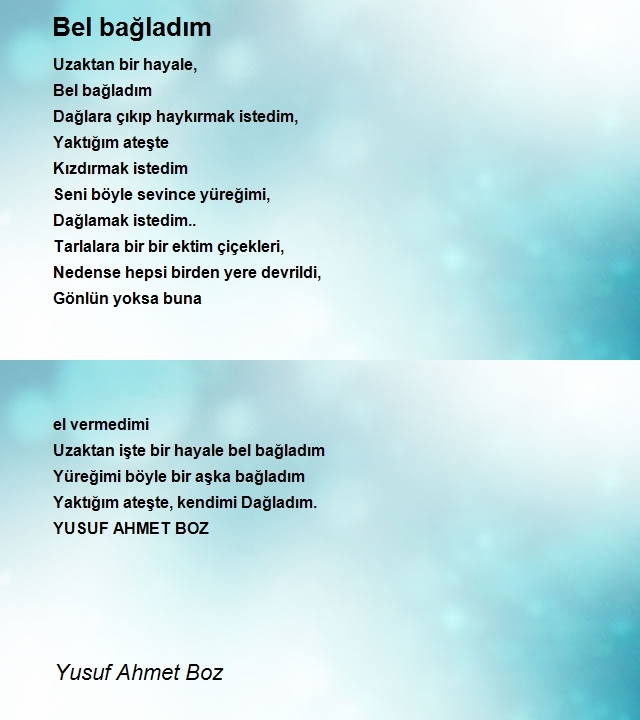 Yusuf Ahmet Boz