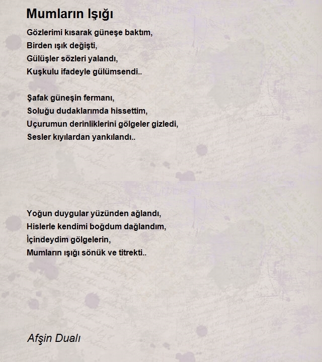 Afşin Dualı