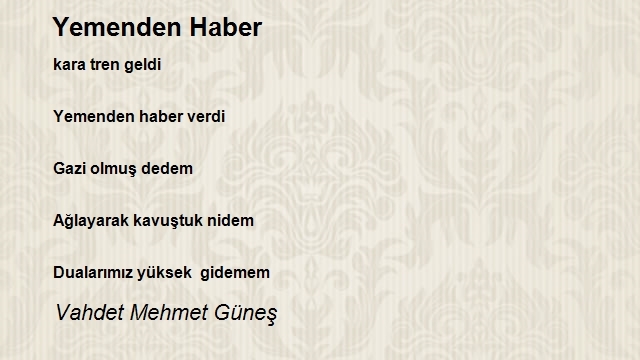 Vahdet Mehmet Güneş