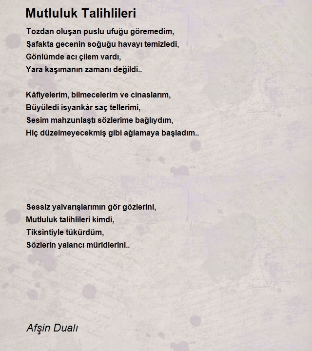 Afşin Dualı