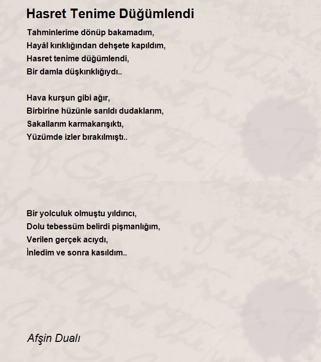 Afşin Dualı