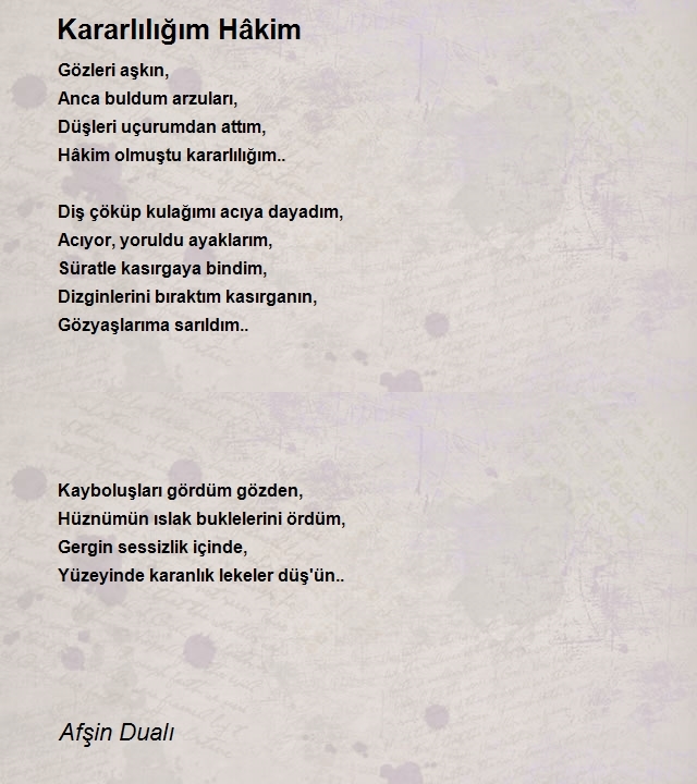 Afşin Dualı