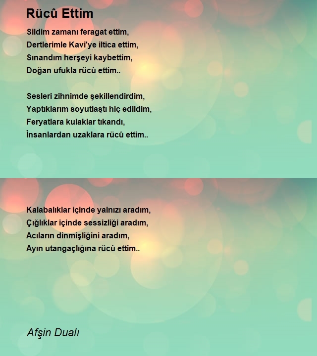 Afşin Dualı