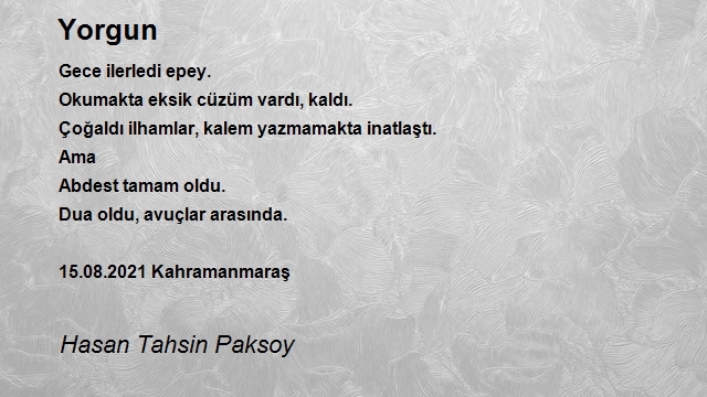 Hasan Tahsin Paksoy