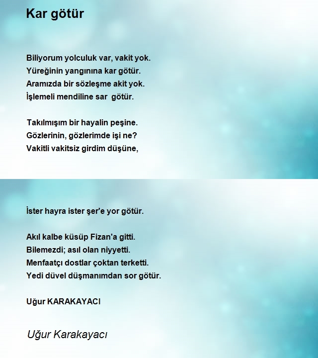 Uğur Karakayacı