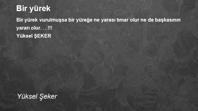 Yüksel Şeker