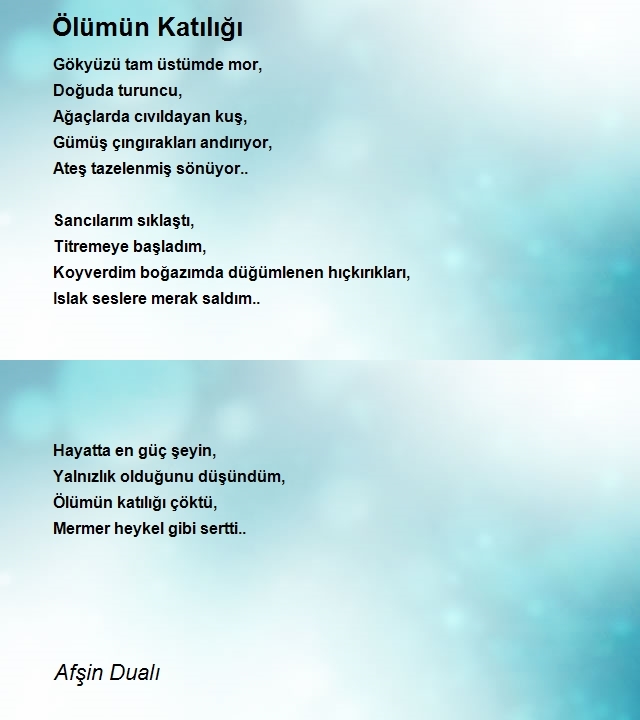 Afşin Dualı