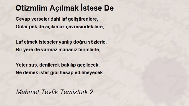 Mehmet Tevfik Temiztürk 2