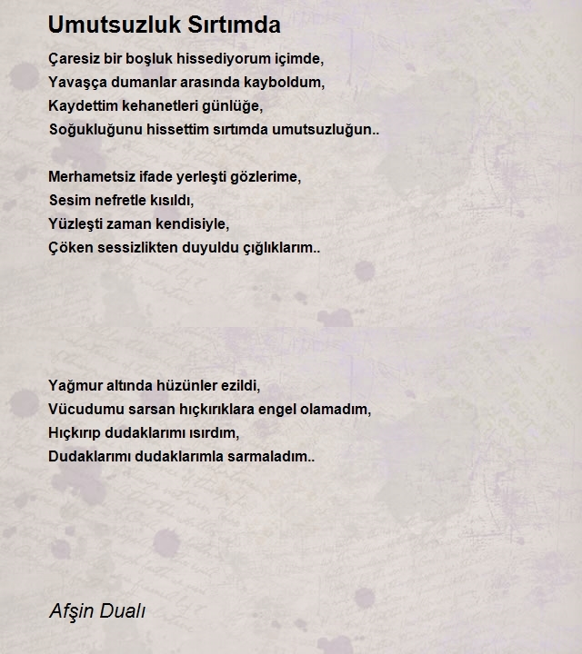 Afşin Dualı