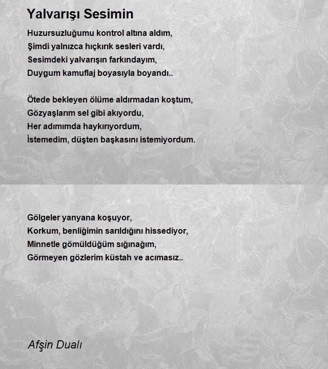 Afşin Dualı