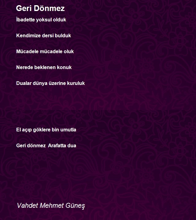 Vahdet Mehmet Güneş